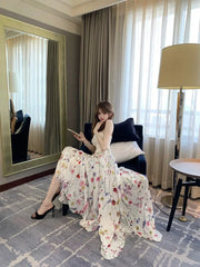 LIZAKOSHT - Water Diamond One Line Sandals for Women's Summer New High Heels Slim Heel Round Head Bow Slippers