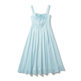 LIZAKOSHT - New European and American Women's Suspenders with Slit Dresses in Summer