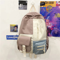 LIZAKOSHT - Women Backpack Waterproof Nylon School Backpack for Teenage Girls Ladies Rucksack Girl Book Bag Mochila Backpack School