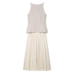 LIZAKOSHT - Dresses Autumn Women's 2025 New Slim Long Dress Women's Elegant Fashion Joker Travel Holiday Dress Autumn Street Youth Dress