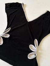 LIZAKOSHT  -  Casual Embroidery T-Shirt Women V Neck Slim Waist Hollow Out Short Sleeves Top Female 2025 Spring Fashion Patchwork Top Lady