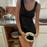 LIZAKOSHT - Leisure Sexy Summer 2Pcs Home Set Bowknot Lace Trim Strap U Neck Tank Tops+Slim Shorts Solid Color Sweet Comfort Loungewear