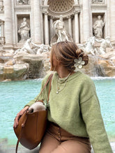 Lizakosht Solid Round Neck Long Sleeved Sweater Women Loose Warm Knitwear Pullover Autumn Winter Fashion Female Commuter Jumper