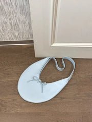 LIZAKOSHT - New Bow Pu Leather Designer Large Capacity Handbag Tote Bags Women Commute Shoulder Bag