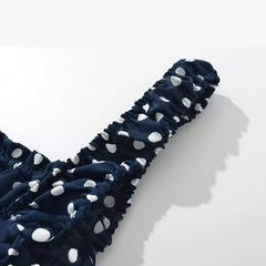 LIZAKOSHT  -  Europe and America Summer New Ruffled Mini Dress Polka-dot Strapless Skirt