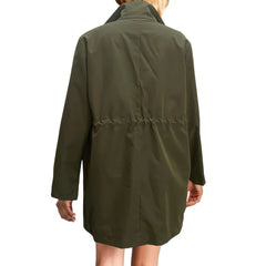 LIZAKOSHT - Spring and Autumn Fashion Casual Loose Zipper Drawstring Jacket Women's Coat