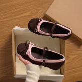 LIZAKOSHT - Butterfly-knot Women Mary Jane Shoes Fashion Mix Colors Internal Elevation Shoes Ladies Comfort Spring Autumn Concise Footwear