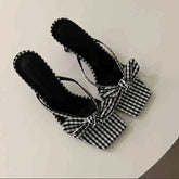 LIZAKOSHT - Summer Women Fashion Clip Toe Slippers Sexy Thin High Heel Shoes Ladies Stripper Party Dress Slides