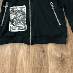 LIZAKOSHT  -  Women's Autumn Tops Coat Spring Sweatshirt Hooded Zipper Retro Street Style Skinny Loose Casual Simple Advanced Design Fashion