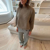 LIZAKOSHT  -  Fashion Solid Sweaters For Women O-neck Full Sleeve Pullovers 2025 Autumn Winter Elegant Female Daily Casual Warmth Outerwear