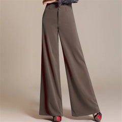 LIZAKOSHT - New Wide-leg Pants Suit High-end Women's Casual Loose High Waist Drooping Big Feet