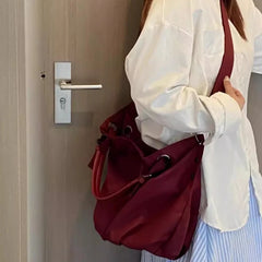 LIZAKOSHT - Japanese Casual Solid Vintage Shoulder Bag Women Trendy Y2k Fashion Purses and Handbags Streetwear Casual Travel Crossbody Bags