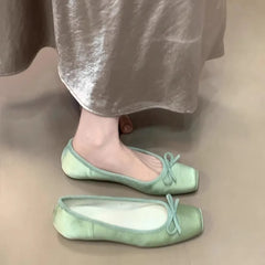 LIZAKOSHT  -  Increased Internal Butterfly-Knot Shoes Woman's Slippers Soft Butterfly-knot Butterfly-Knot Female Shoes Increased Internal