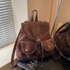 LIZAKOSHT - Retro Faion Women's Bapa Casual Commuter Bag Quali Texture oulder Bag England Sle No Brand Youth Pure Color