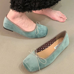 LIZAKOSHT - New Women Flats Casual Shoes Fashion Shallow Slip On Ballet Shoes Soft Ladies Dress Ballerina Shoes Laofer Mujer New Woman Shoes