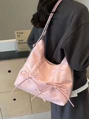 LIZAKOSHT - Trendy Designer Y2K Tote Shoulder Crossbody Bags for Women Handbag and Purses 2024 New Fashion Bow Ladies Messenger Bags