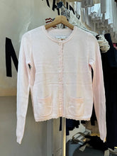 LIZAKOSHT - Pockets Pink Cute Knitted Sweater Cardigan Women New Wave Trim O-neck Cotton Autumn Sweaters Sweet All-match Solid Knitwear Tops
