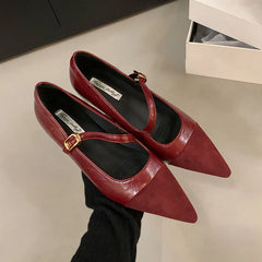 LIZAKOSHT  -  Spring New Brand Women Flats Fashion Pointed Toe Slip On Ladies Casual Laofer Shoes Flat Heel Dress Flat Shoes Mujer New