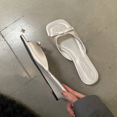 LIZAKOSHT - Summer Women Casual Open Toe Slippers Fashion Comfort Wedges Heel Beach Vacation Slides Shoes