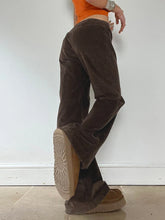 LIZAKOSHT - Vintage Solid Corduroy Flare Pants Streetwear Low Waist Straight Casual Baggy Trousers Autumn Winter Women Y2k Clothes