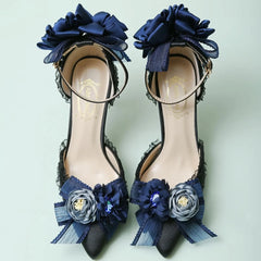 LIZAKOSHT - stilettos shoes woman black high heels women luxury bridal heel shoes lolita goth shoes shoes women evening dress y2k heel