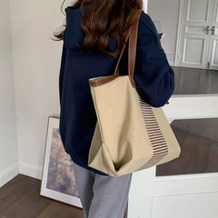 LIZAKOSHT - New Korea Fashion Women's Handbag Cute Girl Tote Bag Leisure Bag lady canvas bag modern handbag Beach Bag