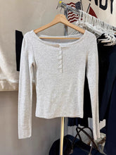 LIZAKOSHT - Six Buttons Knitted Long Sleeve T-shirts Autumn Scoop Neck Cotton Slim Tee Shirts Female Casual Simple All-match Woman's tee