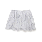 LIZAKOSHT - Summer 2024 Women Floral Print Satin Skirt Vintage Drawstring Mid Waist Female A-line Mini Skirt Holiday