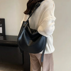 LIZAKOSHT - Light Luxury New PU Zipper Women's Shoulder Bags Hot Sale Large Capacity Simplicity Versatile Design Women's Crossbody Bag