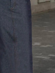 LIZAKOSHT - Female Stylish Imitation Denim A-Line High Waist Long Skirts New Spring Summer Solid Color Korean Pockets Skirt