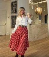 LIZAKOSHT - Fashion Plaid Pleated A-line Skirt Elegant Modest Delicate Design Sense Skirts Lady New Holiday Club Party Popular Streetwears