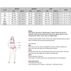 LIZAKOSHT - 2Pcs Deep V Swimsuit With Mini Skirt Sexy Women Bikini Set Solid Swimwear Push Up Biquini Female Bathing Suit Slimming Beachwear