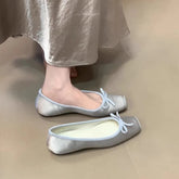 LIZAKOSHT - Increased Internal Butterfly-Knot Shoes Woman's Slippers Soft Butterfly-knot Butterfly-Knot Female Shoes Increased Internal