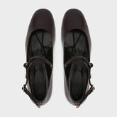 LIZAKOSHT - Chunky Heels Square Toe Women Mary Jane Shoes Elegant Ankle Strap Classic Retro Style Patent Leather Daily Office Lady Pumps