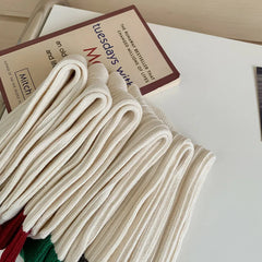 Lizakosht Solid Color Socks Women Autumn Winter Warm Knitted Long Socks Japanese Korean Fashion Harajuku Retro Streetwear Sports Socks Sox