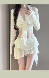 LIZAKOSHT - Women in Swimsuits Bikini Slim Conservative Sexy Split Vacation