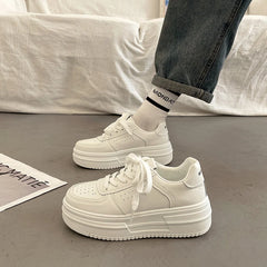 LIZAKOSHT - Shoes Woman Flats Wedge Basket Clogs Platform Casual Female Sneakers All-Match Dress Sports Creepers Summer Small New