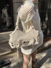 LIZAKOSHT - Fairycore Aesthetic Y2k Bag Women Hot Girls Versatile Chain Chic White Underarm Bag Purse Female Harajuku Sweet Handbag