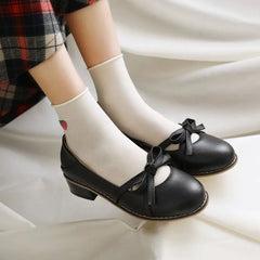 LIZAKOSHT - Shoes Women Casual Sneakers Woman-shoes Large Roses Rubber Shallow Round Toe Basic Leisure PU Butterfly-knot Spring Solid L