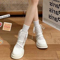 LIZAKOSHT - Womens Derby Shoes White Sneakers Shallow Mouth Clogs Platform Round Toe British Style Modis Leather On Heels Summer Creepers Ne