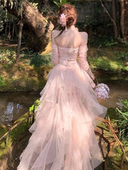 LIZAKOSHT - New Japanese Sweet Fashion Design 2piece Set Women Y2k Strapless Tops + Irregular Long Skirt Harajuku Casual Fairy Party Outfits