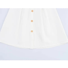 LIZAKOSHT  -  Dresses Summer Women's 2025 New Chic Slim Elegant Mini Dress Women's Street Leisure Holiday Youth Fashion Simple Dress