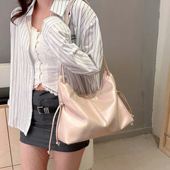 LIZAKOSHT - Trendy Designer Simple Totes Shoulder Crossbody Bag for Women Handbag and Purses Casual New Solid Ladies Messenger Bags