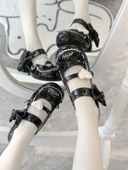 LIZAKOSHT  -  Original Cute Lo Shoes Versatile Low Heels Comfortable Round Toe Sweet Lolita Single Shoes Cute Japanese Girl Tea Party Shoe