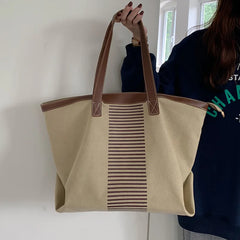 LIZAKOSHT - New Korea Fashion Women's Handbag Cute Girl Tote Bag Leisure Bag lady canvas bag modern handbag Beach Bag