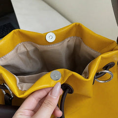 LIZAKOSHT - Women'S Drawstring Bucket Bag Fashion Casual Shoulder Bag Large Capacity Tote Bag Crossbody Bag Adjustable Shoulder Strap