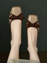 LIZAKOSHT - Shoes for Women Square Heels Ladies Summer Footwear Japanese Style Lolita with Medium Mary Jane Normal Leather Casual Toe A