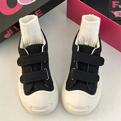 LIZAKOSHT - Women Casual Sneakers Outdoor Cute Velcro Shoes Comfortable Soft Sneakers Running Tennis Fashion Sports Shoes For Female 35-40