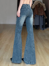 LIZAKOSHT  -  Sweetown Causal Slim Fit All-Match Women’s Flared Jeans Fashion Trendy Simple Retro Pants