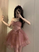 LIZAKOSHT - New Gentle and Sweet Style Exquisite and Fashionable Waist-hugging Slimming and Age-reducing Dress